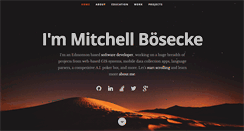 Desktop Screenshot of mitchellbosecke.com