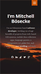 Mobile Screenshot of mitchellbosecke.com