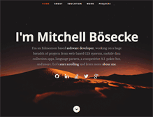 Tablet Screenshot of mitchellbosecke.com